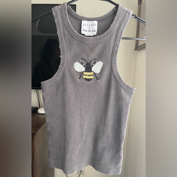 NWT- Free People x Denim And Bone Garden Fairies Tank 🐝 - Picture 3 of 3